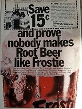 1971 frosty root beer nobody makes like it soda carton ad