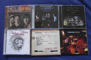 Lot of Crosby Stills Nash & Young CD Albums - 1 CSN - 2 CSNY - 3 Stephen Stills - Picture 1 of 3