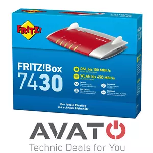 AVM FRITZBox 7430 VDSL DSL VOIP Modem Gigabit Router MESH WLAN NEU - Bild 1 von 3