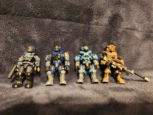 CUSTOM PAINTED Mega Construx Bloks Halo Named Figs And Brute Chieftan - Picture 1 of 4
