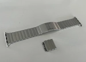 oryginalny pasek ogniwowy Apple Watch - stal nierdzewna srebrny - obudowa 38-42mm - Zdjęcie 1 z 3