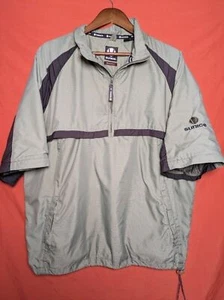 Sunice Gray Convertible Short Sleeve Windbreaker Jacket Size XL Golf Outdoors - Picture 1 of 7