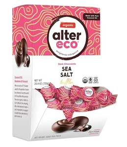 Alter Eco Organic Truffles Sea Salt .42 Oz Pack Of 60 - Picture 1 of 4