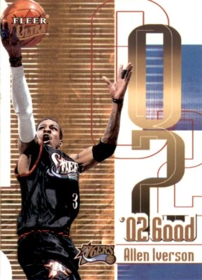 2001 Ultra 02 Good #2 G Allen Iverson Philadelphia 76ers - Image 1 of 2