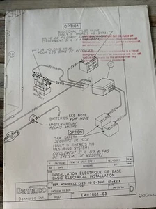DENHARCO D-3500 DELIMBER Electrical Installation Schematic MANUAL Book Shop OEM - Picture 1 of 2