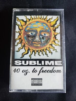 Original SUBLIME 40 oz. to Freedom Cassette Tape Vintage 1992  - Image 1 of 4
