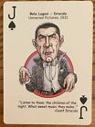 Bela Lugosi Collectors Playing Card Excellent Condition Acting Legend