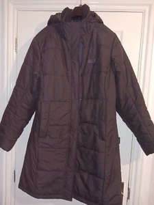 JACK WOLFSKIN Outdoors Ladies Medium Black Long Storm Puffer Jacket - Picture 1 of 4