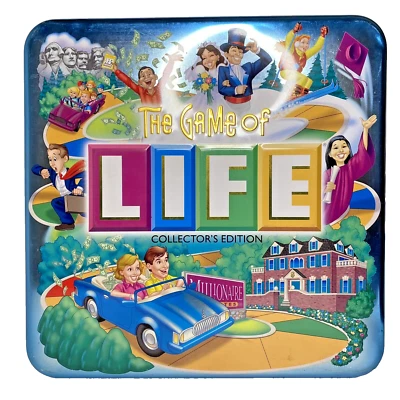 The Game of Life Collectors Edition Tin 2000 Missing 1 Player Piece Board Game - Image 1 of 4