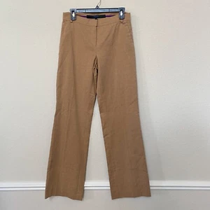 NWOT Escada Sport | Alligator Embossed Josephine Trousers in Tan Sz.4 (German34) - Picture 1 of 7