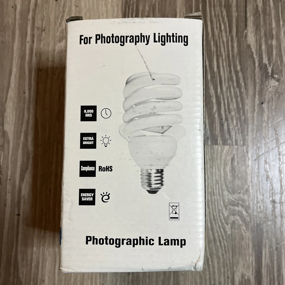 Bombilla Lámpara Fotográfica 5500k Nueva En Caja. Foto 1 de 4
