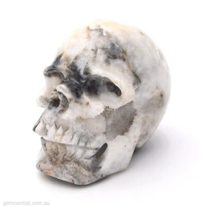 Skull 60mm Sphalerite 240g, Natural Gemstone, Hand carved, Crystal Healing - Picture 1 of 7
