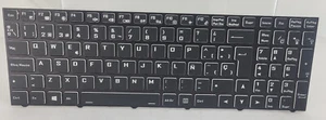 Backlit Keyboard- CLEVO X170KM USA/Canada English - Picture 1 of 2