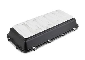 Holley 2 x 4150 Hi-Ram Intake Manifold Plenum Top Only Black Finish 300-208BK-2 - Picture 1 of 9