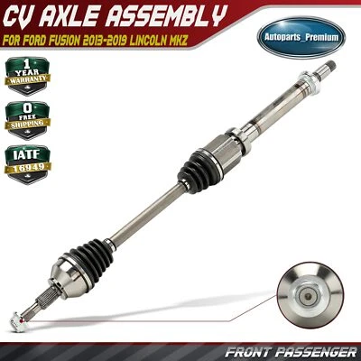 Conjunto de eje CV pasajero delantero para Ford Fusion 13-19 Lincoln MKZ 13-16 híbrido Foto 1 de 4