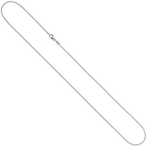 1,5mm Rund-Ankerkette Kette Halskette aus 950 Platin Halsschmuck, 50cm - Bild 1 von 4