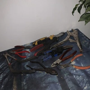 Huge Lot Of Mixed Pliers-10pc LOT-MULTIPLE SIZES- - Picture 1 of 7