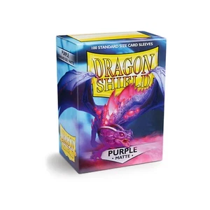 Dragon Shield Sleeves  Matte Purple (100) New - Picture 1 of 2