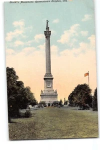 Postcard Brock’s Monument Queenston Heights Ontario War of 1812 Vintage - Picture 1 of 2