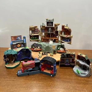 VTG HARRY POTTER POLLY HOGWARTS CASTLE PLAYSET 2001 Whomping Weasley Kings Cross - Picture 1 of 11