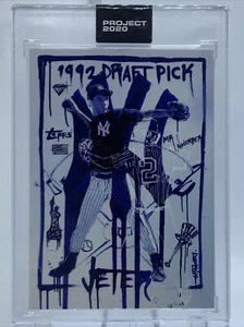 Topps Project 2020 Derek Jeter # 93 1993 Baseball 98 RC SP - Gregory Siff - Picture 1 of 3