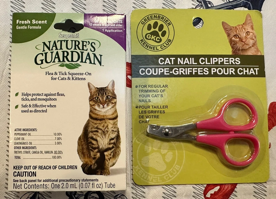 Natures Guardian Natural Flea Tick Squeeze on for Cats and Kittens