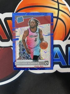 2020-21 Donruss Optic Blue Velocity Precious Achiuwa Rookie Miami Heat #170 - Bild 1 von 2