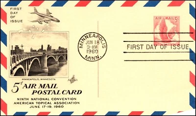 Scott UXC3 5 Cents Eagle Artcraft FDC Unaddressed - Image 1 of 2