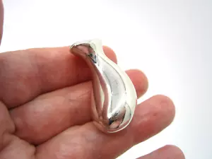 Tiffany & Co Large Vintage ELSA PERETTI Sterling Silver Vessel Urn Jug Pendant - Picture 1 of 4