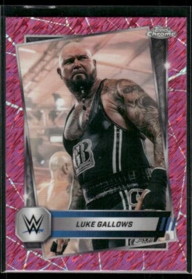 2025 Topps Chrome WWE Luke Gallows #155 Pink Shimmer Refractor - Image 1 of 2