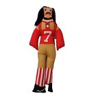 Dammit Doll 12" Win Dammit #7 red  FootBall Jersey  Red And Gold San Francisco