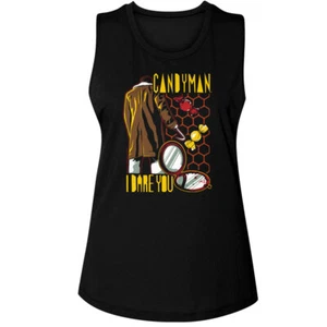 Candyman Scary Horror Movie Mirror I Dare You Women's Muscle Tank T Shirt - Picture 1 of 3
