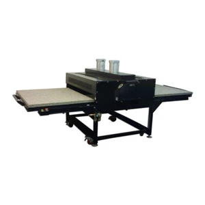 220 V pneumatische Doppelarbeitstisch Format T-Shirt Hitze Presse Maschine - 31"x39" - Bild 1 von 5