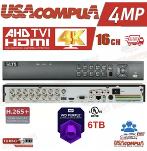 LTS 16CH DVR 1080p LTD8316K-ET 6TB H.265+ 16 Ch HD-TVI Hybrid 3 Year Warranty - Picture 1 of 5