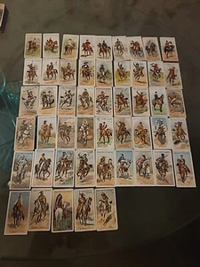 CIGARETTE CARD SET JOHN PLAYER & SONS, RIDERS OF THE WORLD 1905 - Foto 1 di 11
