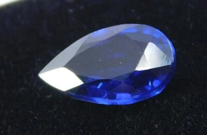 Ceylon Natural Blue Sapphire 7.55 Carat CERTIFIED Pear Shape Loose Gemstone - Picture 1 of 10