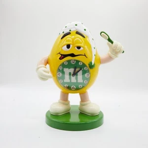 Green Bedtime M&M Clock Figurine - Not Working - Picture 1 of 2