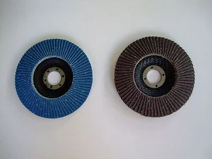 Disco de abanico 125 mm o 115 mm discos de abanico fregona de metal y acero inoxidable INOX - Imagen 1 de 3