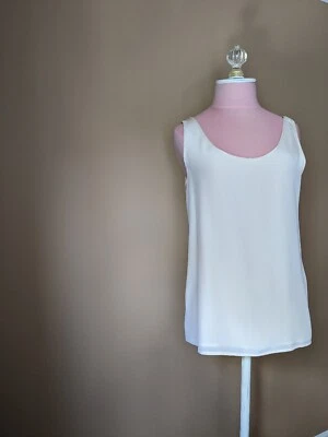 CLASSIQUES Silk Classic Top M Cream White Foto 1 de 4