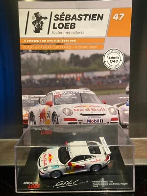 PORSCHE 911 GT3 CUP LOEB CARRERA CUP FRANCE NOGARO 2009 + FASCICULE 1/43 ALTAYA - Photo 1/4