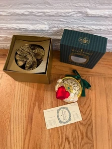 Waterford Holiday Heirloom Claddagh Ring Ornament Heart Hands First Edition wBOX - Bild 1 von 4