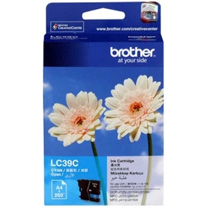 Brother LC-39C Cyan Ink Cartridge - DCP-J125/J315W/J515W MFC-J220/J265W/J410/J41 - Picture 1 of 1