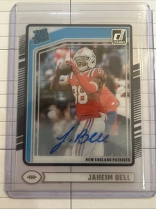 2024 Panini Clearly Donruss Football Jaheim Bell Rated Rookie Autograph Auto #91 - Bild 1 von 2