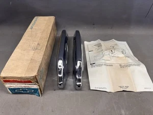 NOS 1965 Chevy Impala BelAir Rear Back Bumper Accessory Guards Biscayne Caprice - Picture 1 of 20