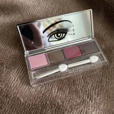 Clinique All About Shadow Quad Hazy, Raspberry Beret, Chocolate Ltd Edition- - Image 1 of 3