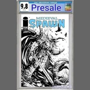 Medieval Spawn #1 CGC 9.8 Raymond Gay 2nd Print Sketch Variant 2025 PRESALE - Picture 1 of 1