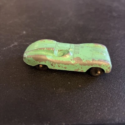 Vintage Tootsietoy Diecast JAGUAR verde Chicago EE. UU. Foto 1 de 4