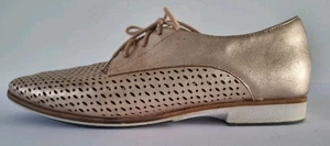 FRANKIE 4 'BETH' Rose Gold Lace Ups Sz 8.5 - Picture 1 of 9