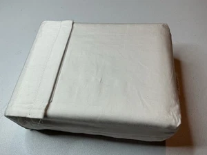 Threshold Twin/Twin XL Solid Performance 400 Thread Count Cotton  White - Picture 1 of 10
