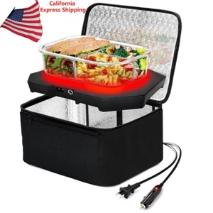 3 in1 110 V/12 V/24 V Tragbarer Mini Ofen Beheizte Brotdose für Auto LKW Büro USA - Bild 1 von 6